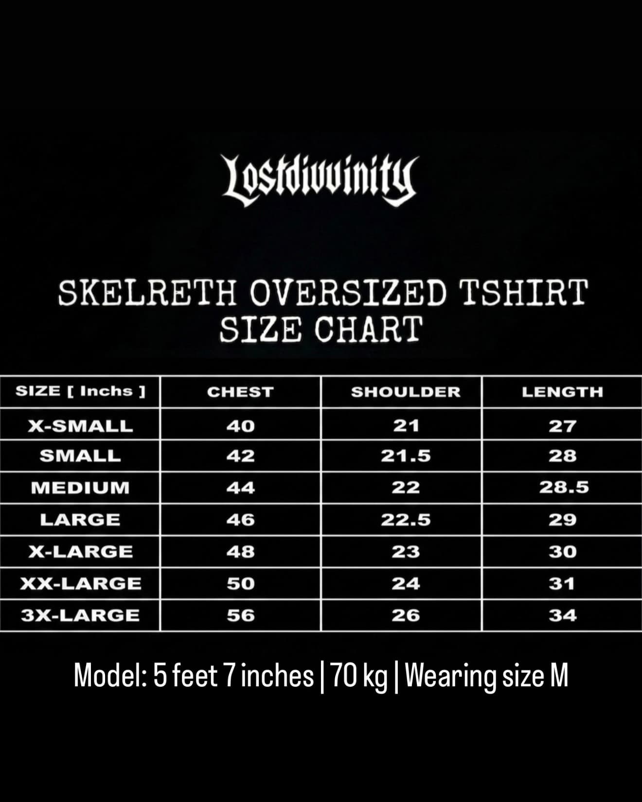 SKELRETH OVERSIZED T-SHIRT [BLOODMARK]