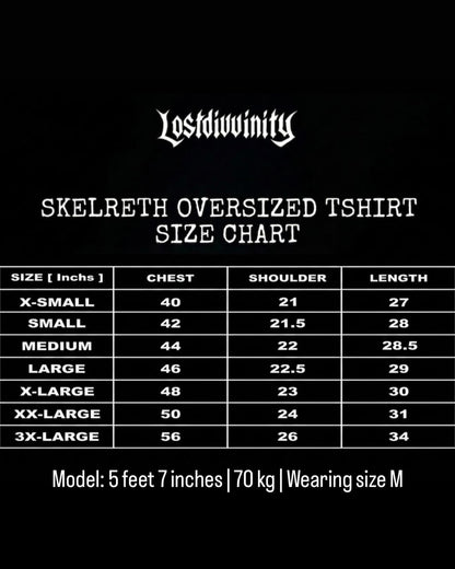 SKELRETH OVERSIZED T-SHIRT [BLOODMARK]