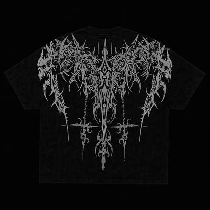 SKELRETH OVERSIZED T-SHIRT [GHOST]
