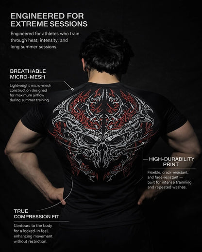 NIGHTSKIN COMPRESSION T-SHIRT [HELLFIRE]