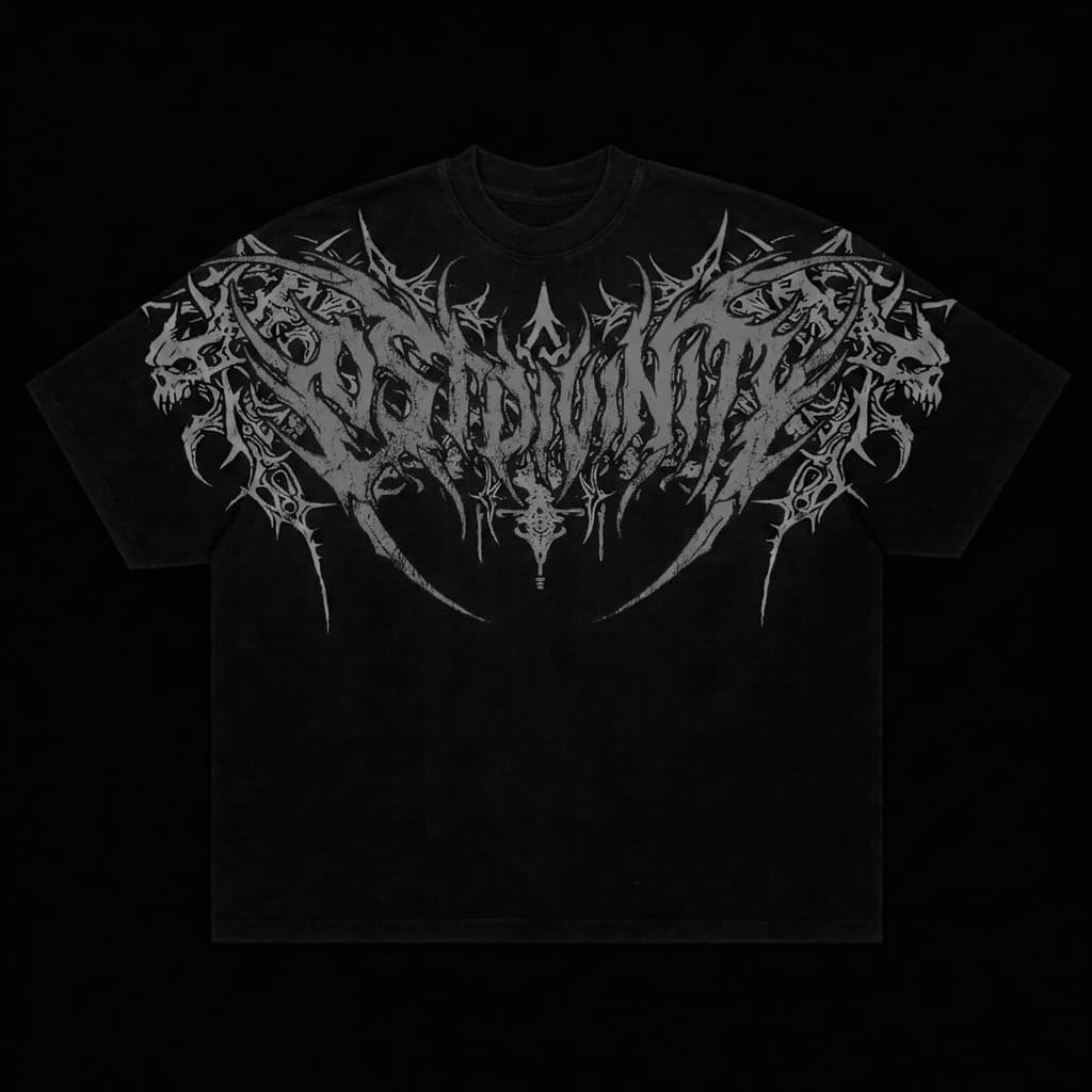SKELRETH OVERSIZED T-SHIRT [GHOST]