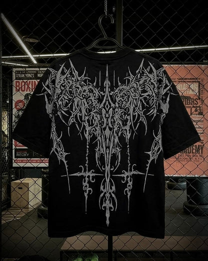SKELRETH OVERSIZED T-SHIRT [GHOST]